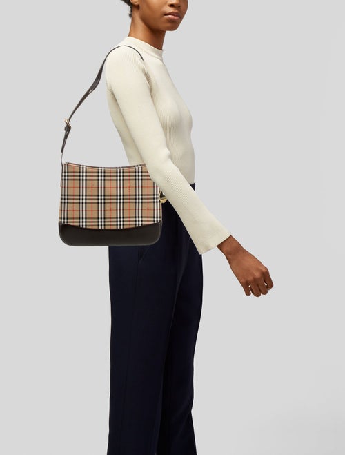 Burberry Haymarket Check Shoulder Bag