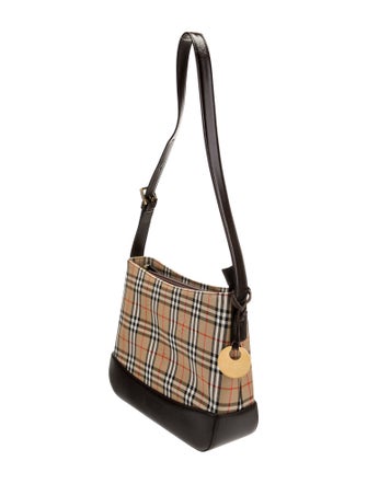 Burberry Haymarket Check Shoulder Bag
