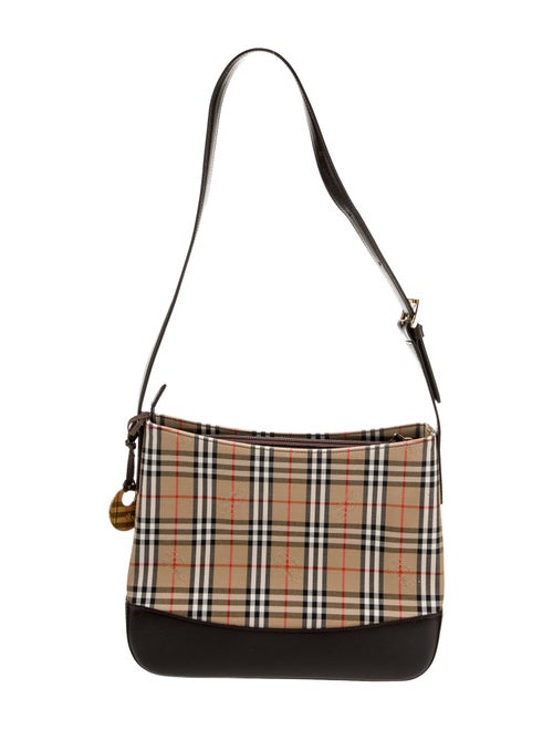 Burberry Haymarket Check Shoulder Bag