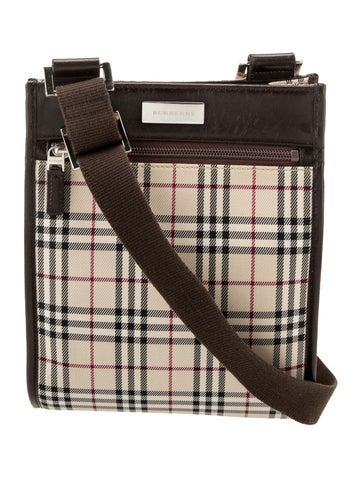 Burberry Crossbody Bags Leather Trimmed Nylon Bag