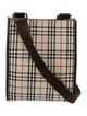 Burberry Leather Trimmed Nylon Crossbody Bag