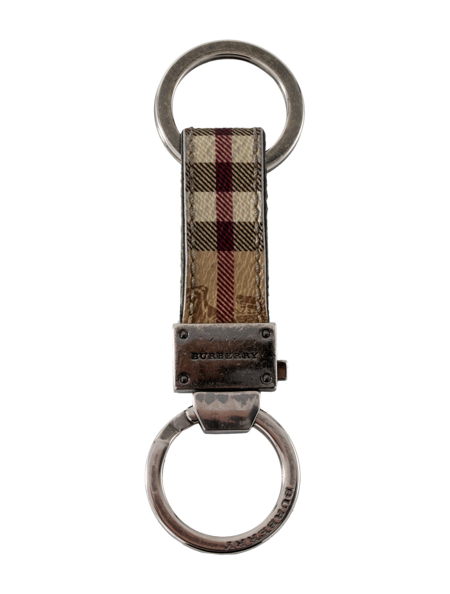 Burberry Check Pattern Keychain