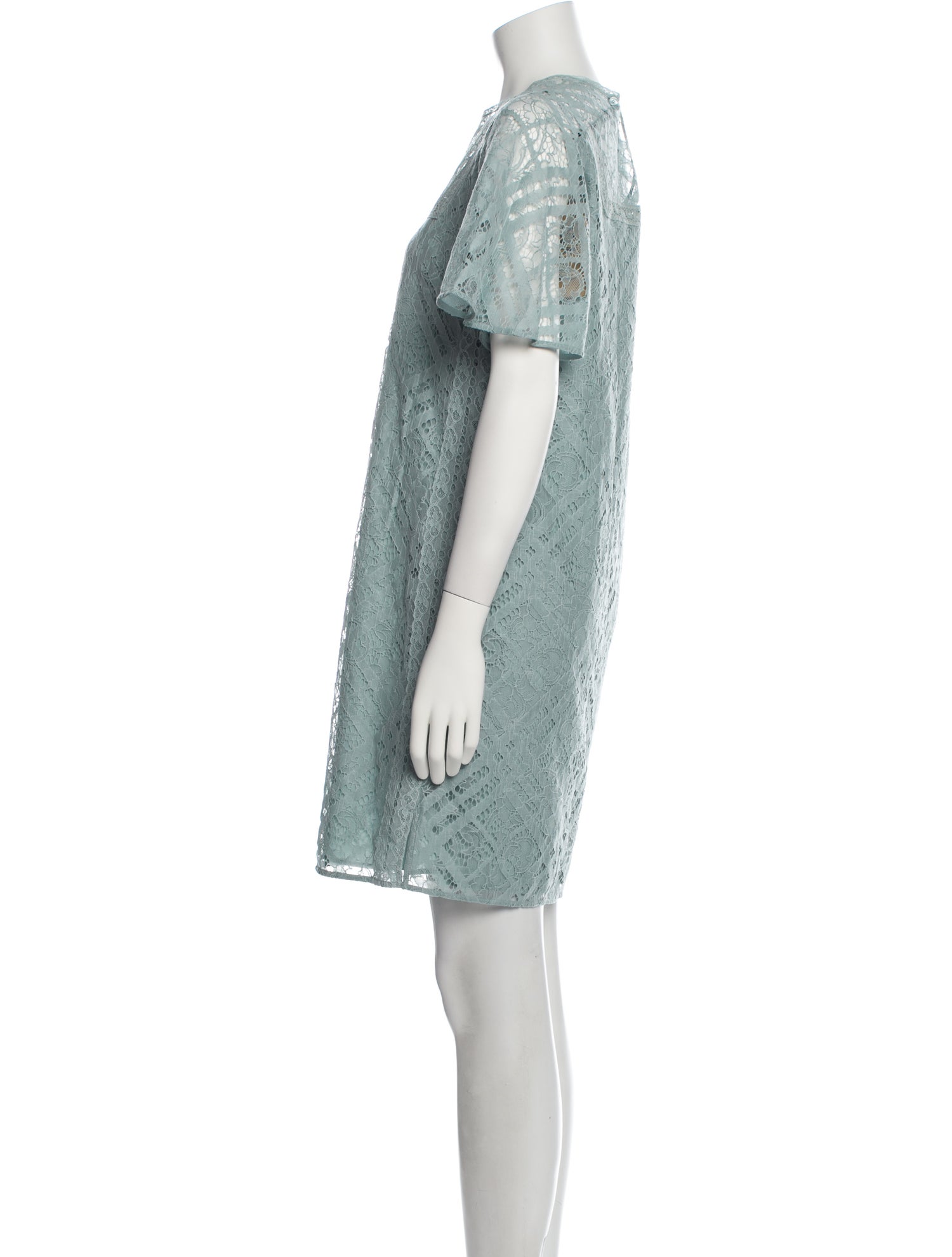 burberry blue lace dress Pattern Mini - Dresses, Clothing - BUR430545 Steve Madden Dianne V-Neck short sleeves core-classics Size:Women's 8 / Men's 6