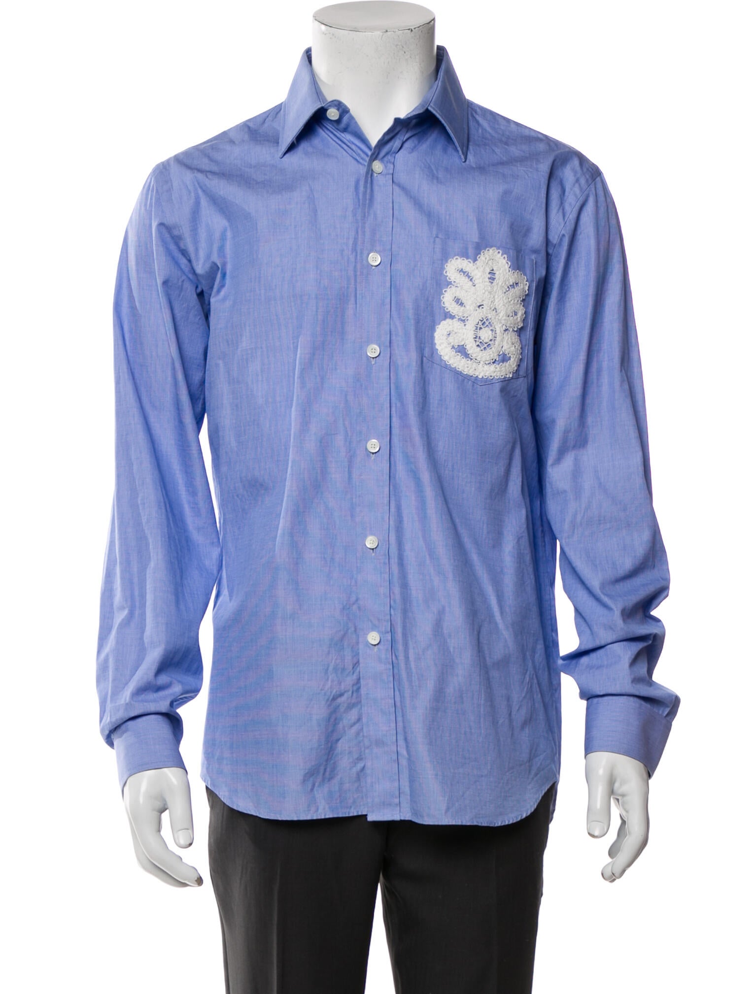 Burberry classic caro blue long sleeve main image 0