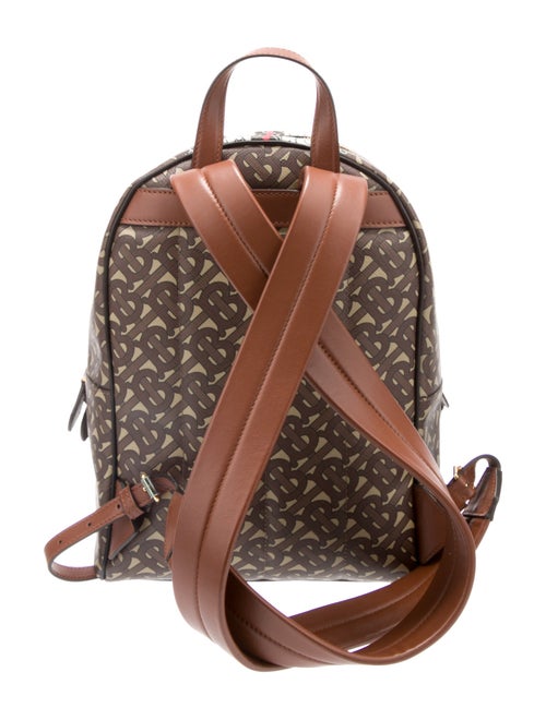 Burberry Monogram Stripe Print E-Canvas Backpack