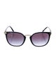 Burberry House Check Pattern Wayfarer Sunglasses