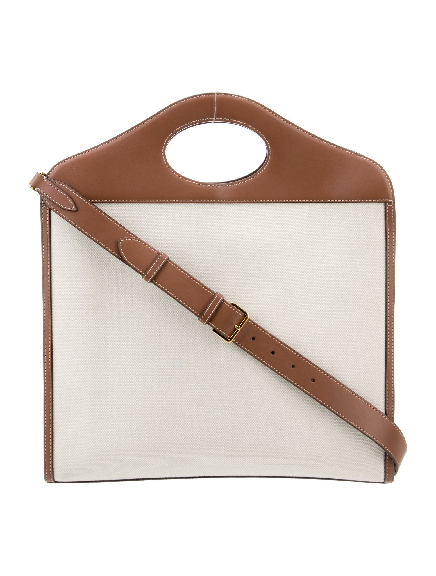 Burberry Large Pocket Bag - Neutrals Totes, Handbags - BUR436296