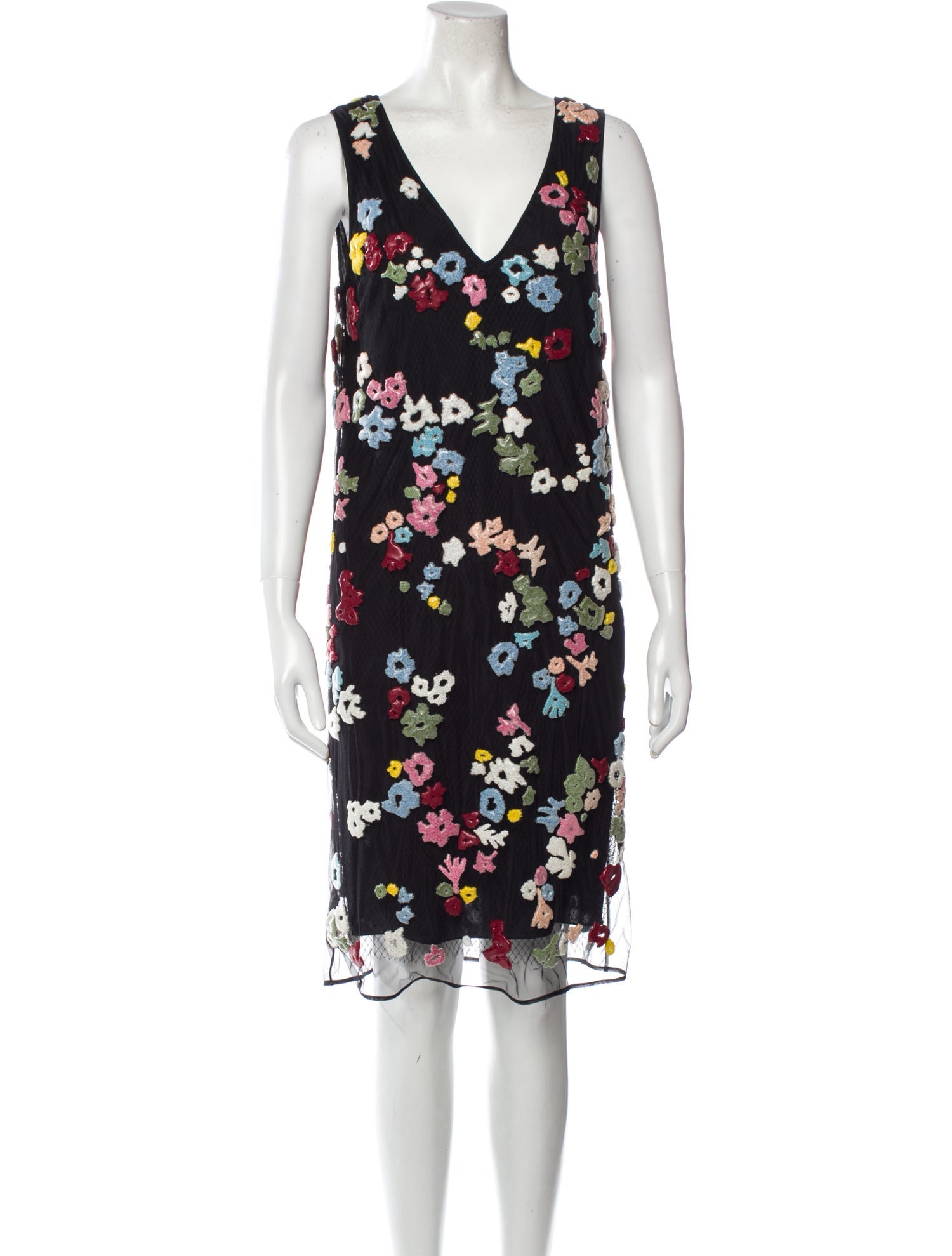 Burberry Floral Print Knee-Length Dress w/ Tags