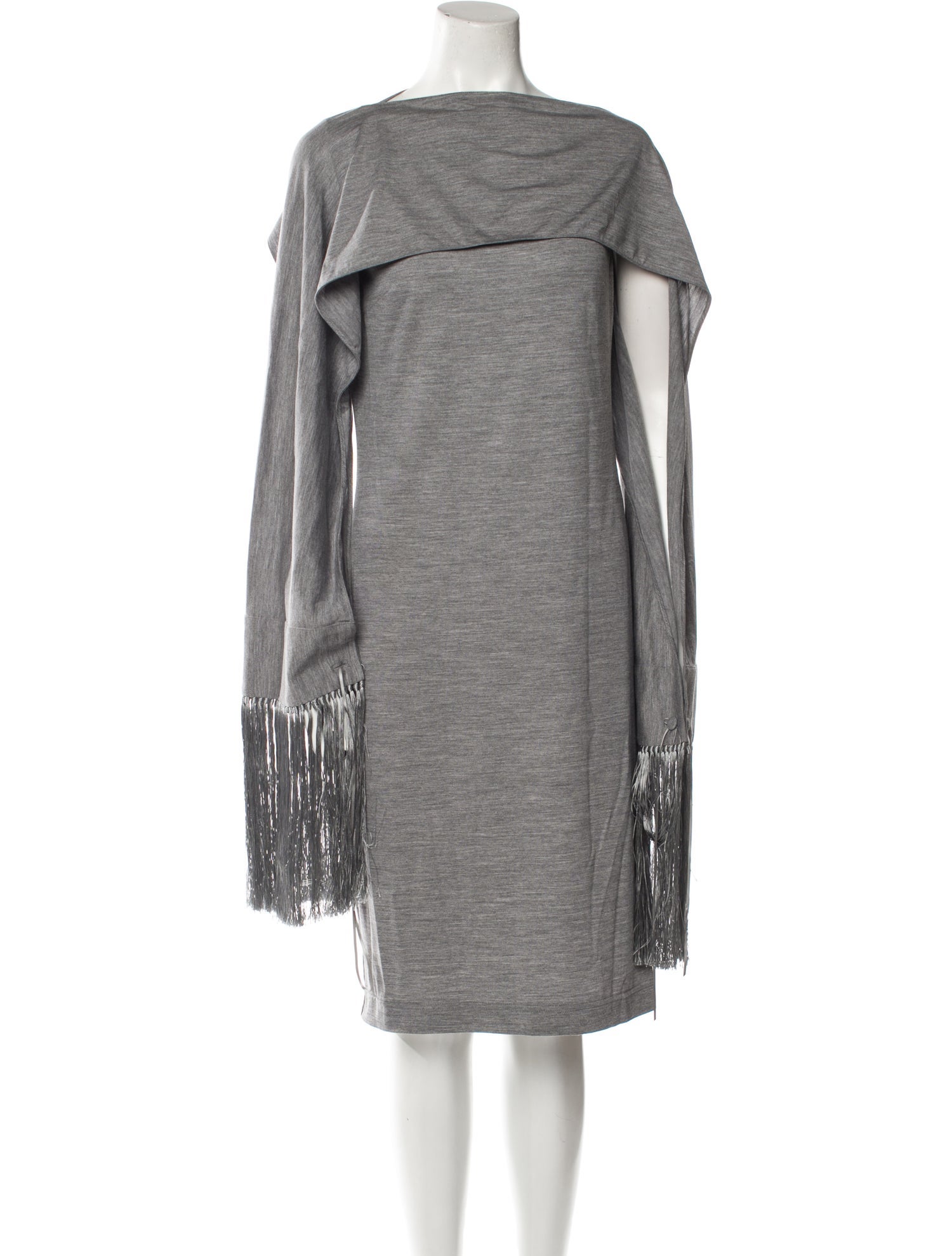 Burberry Merino Wool Knee-Length Dress