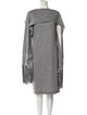 Burberry Merino Wool Knee-Length Dress