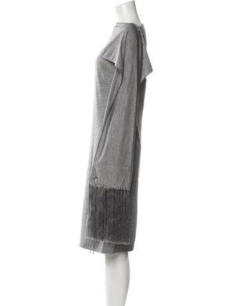 Burberry Merino Wool Knee-Length Dress