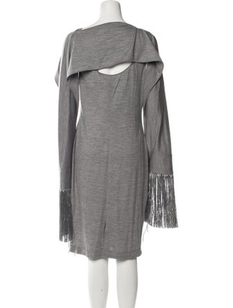Burberry Merino Wool Knee-Length Dress