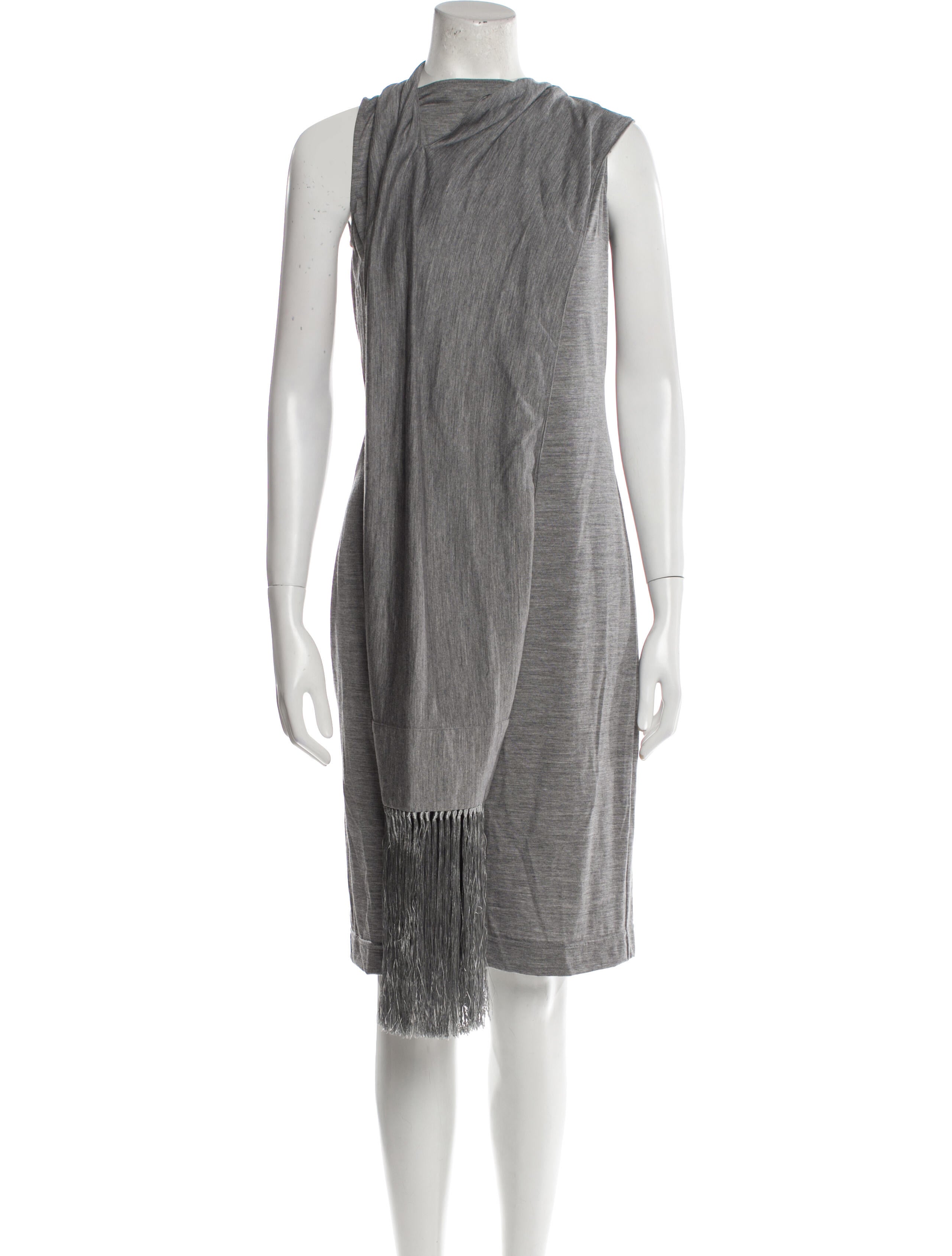 Burberry Merino Wool Knee-Length Dress