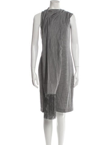 Burberry Dresses Merino Wool Knee-Length Dress M