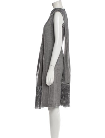 Burberry Merino Wool Knee-Length Dress