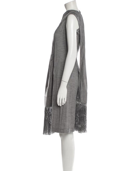 Burberry Merino Wool Knee-Length Dress