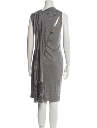 Burberry Merino Wool Knee-Length Dress