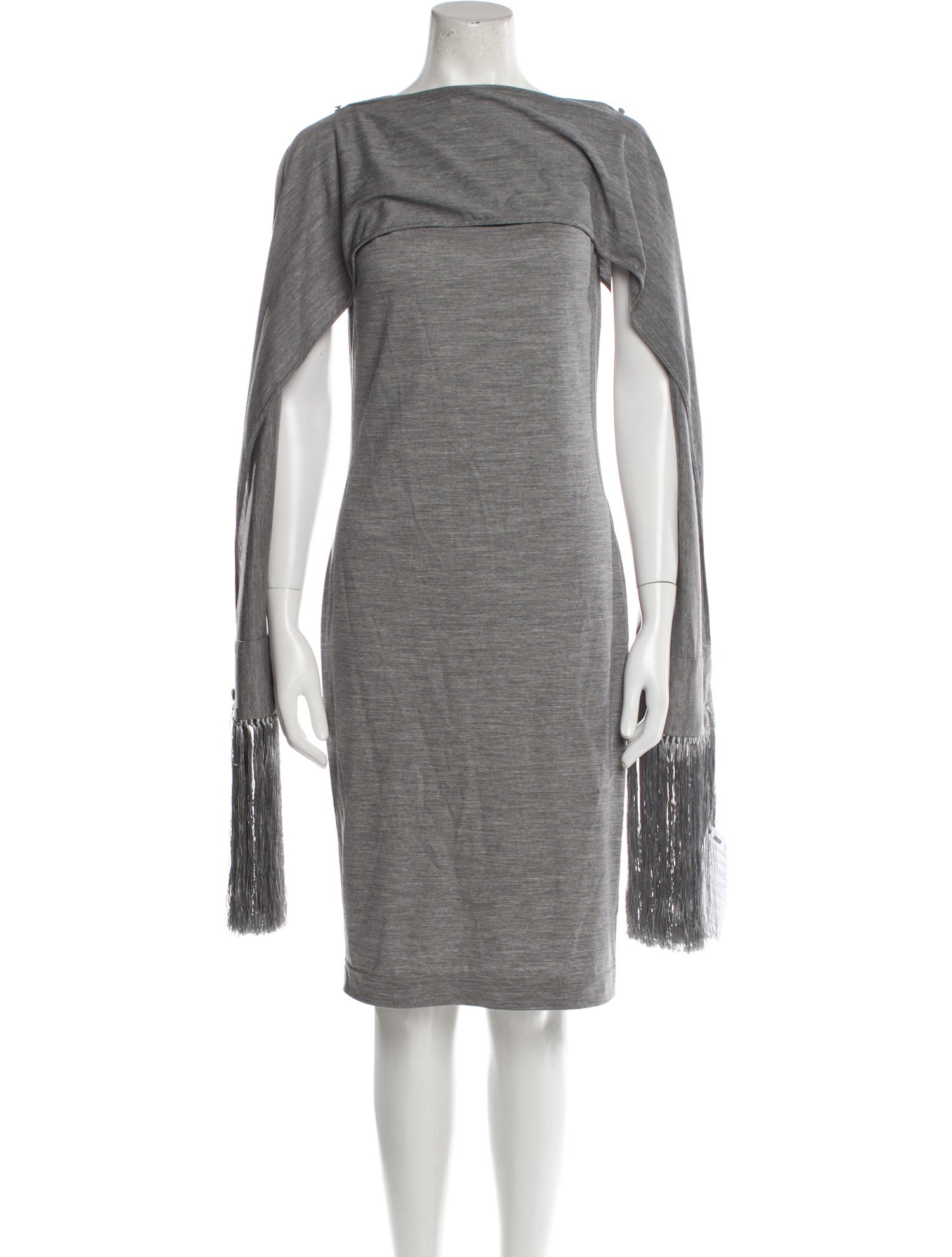 Burberry Merino Wool Knee-Length Dress