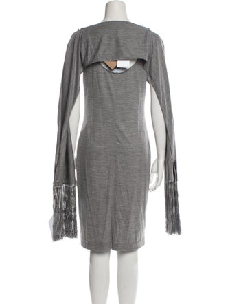 Burberry Merino Wool Knee-Length Dress