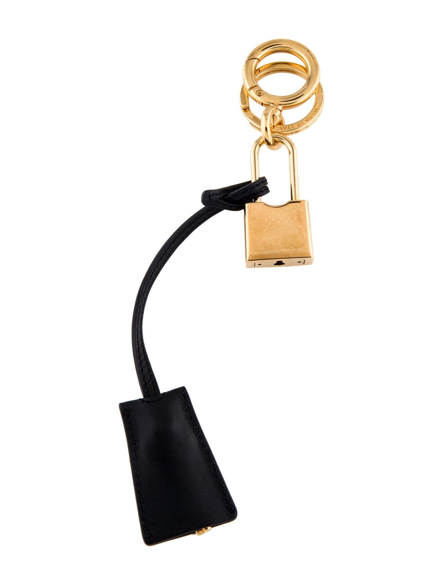Burberry Lock & Key Set w/ Tags - Gold Bag Accessories