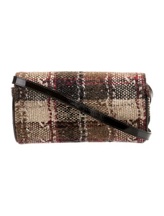 Burberry Tweed Crossbody Bag