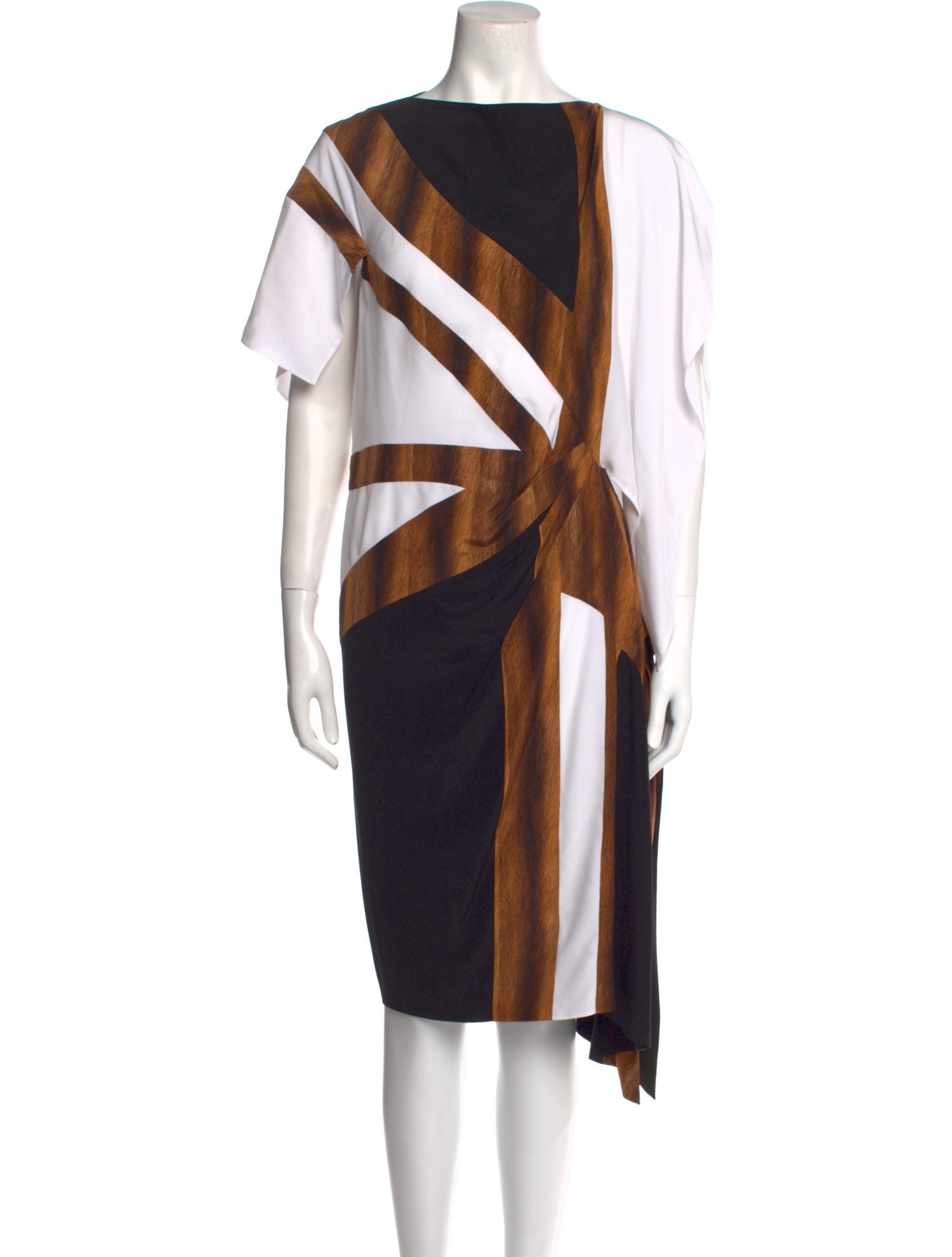 Burberry Silk Midi Length Dress w/ Tags