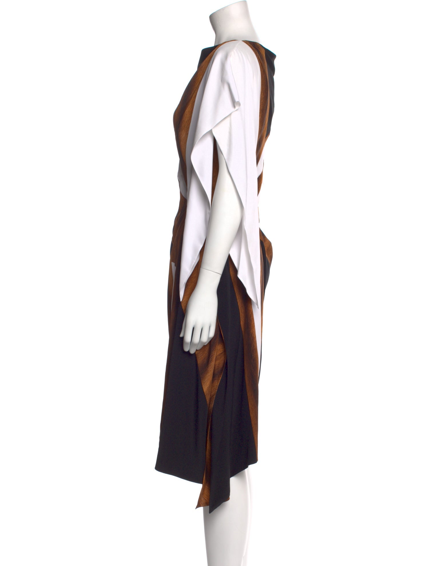 Burberry Silk Midi Length Dress w/ Tags