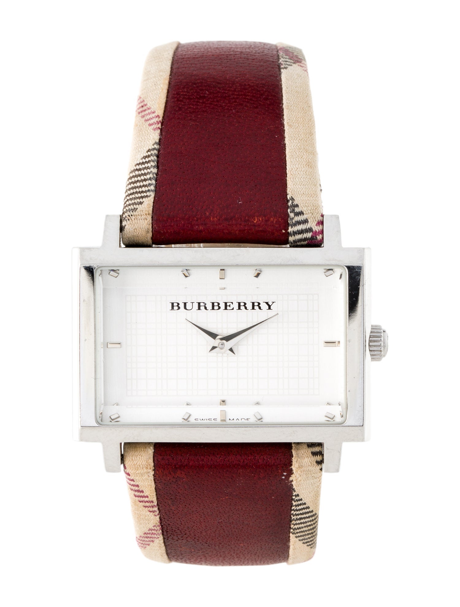 burberry watch womens red