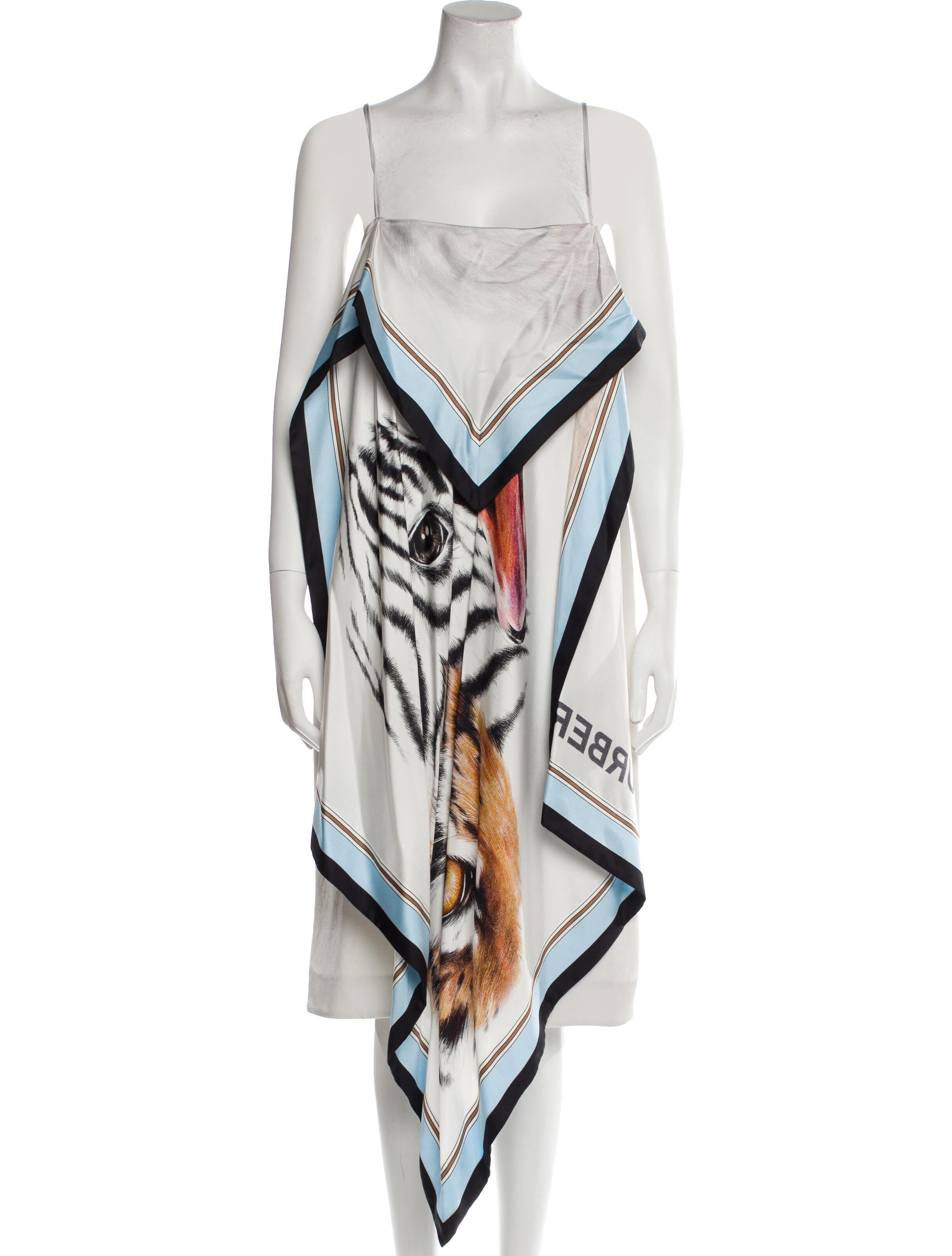 Burberry Printed Long Dress w/ Tags