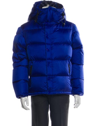 Burberry Detachable Sleeve Hooded Puffer Jacket Puffer Coat