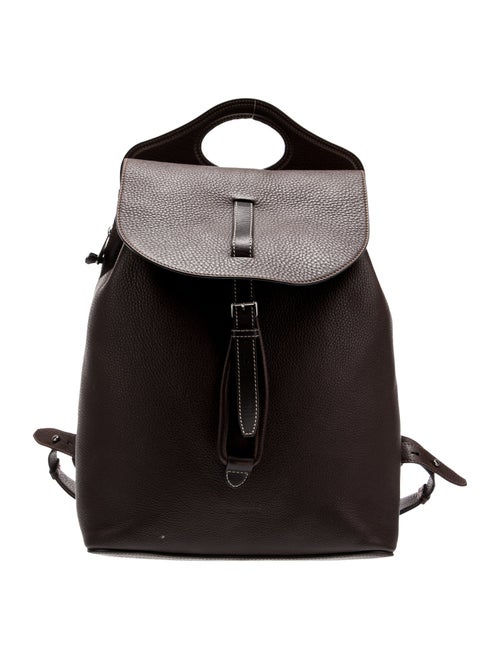 Burberry Solid Leather Backpack