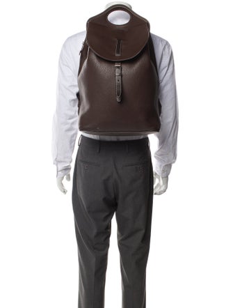 Burberry Solid Leather Backpack