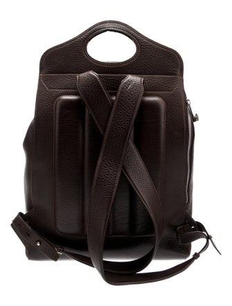 Burberry Solid Leather Backpack