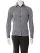 Burberry Plaid Print Long Sleeve Dress Shirt