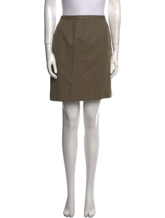 Burberry Merino Wool Mini Skirt