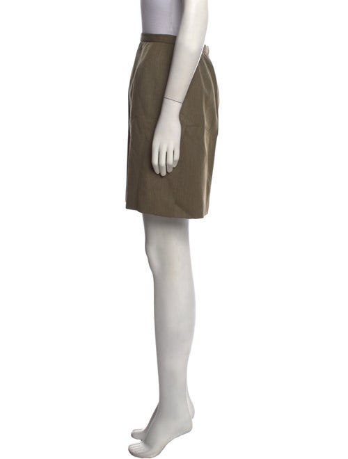 Burberry Merino Wool Mini Skirt