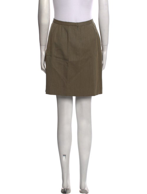 Burberry Merino Wool Mini Skirt