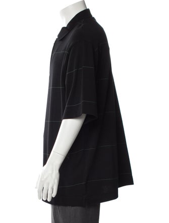 Burberry Striped Collar Polo Shirt