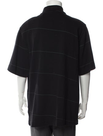 Burberry Striped Collar Polo Shirt