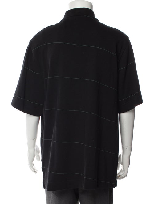 Burberry Striped Collar Polo Shirt