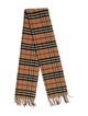 Burberry's Cashmere Nova Check Pattern Scarf