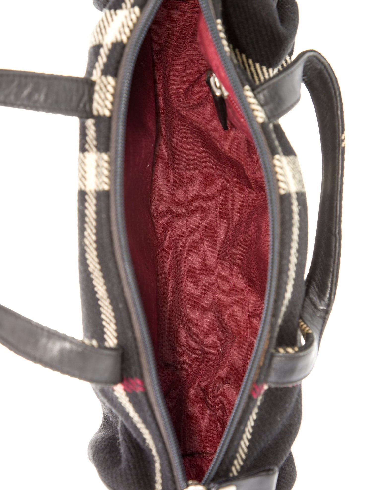 Burberry Nova Check Top Handle Bag