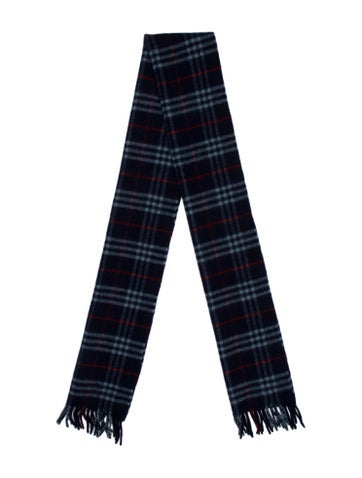 Burberry Scarves and Shawls Lambswool House Check Pattern Scarf