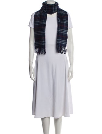 Burberry Lambswool House Check Pattern Scarf