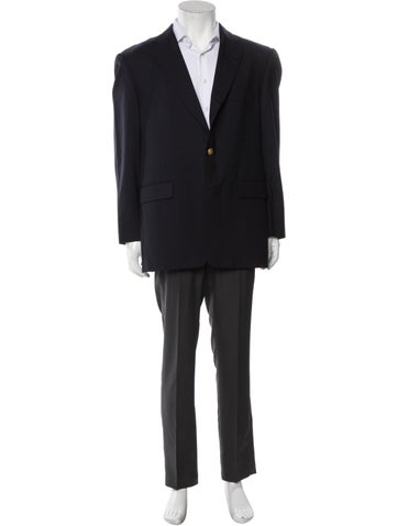 Burberry Suiting Wool Blazer L