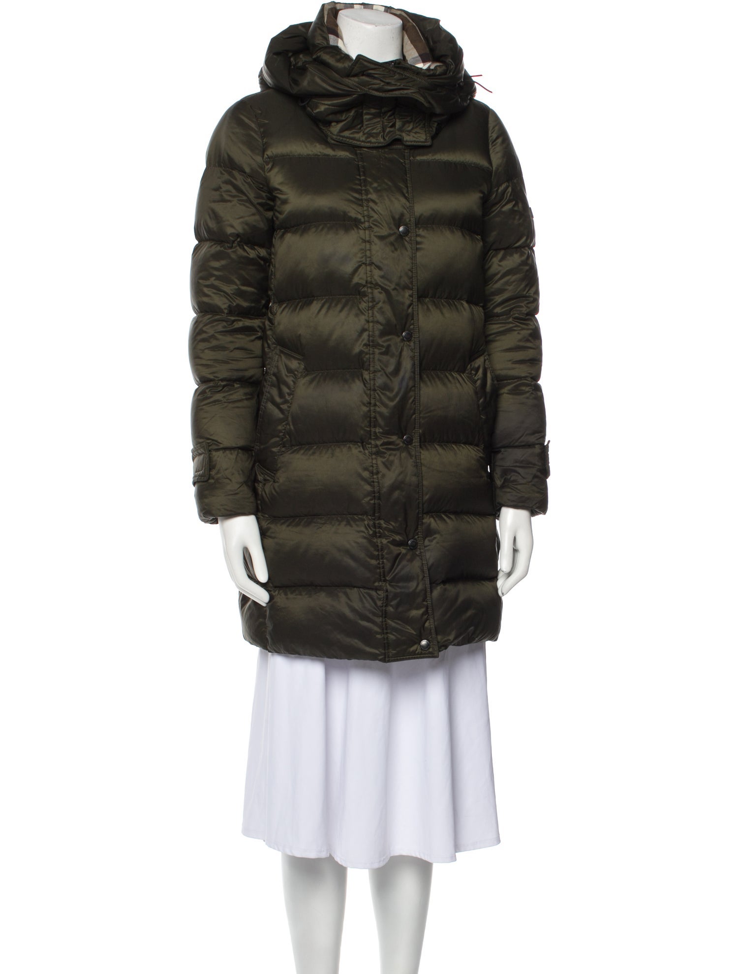 BURBERRY 25S HOODED DOWN COAT 163 main image 1