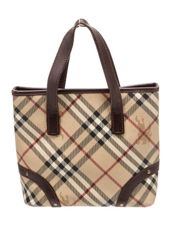 Burberry Haymarket Check Tote