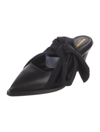 Burberry Leather Mules
