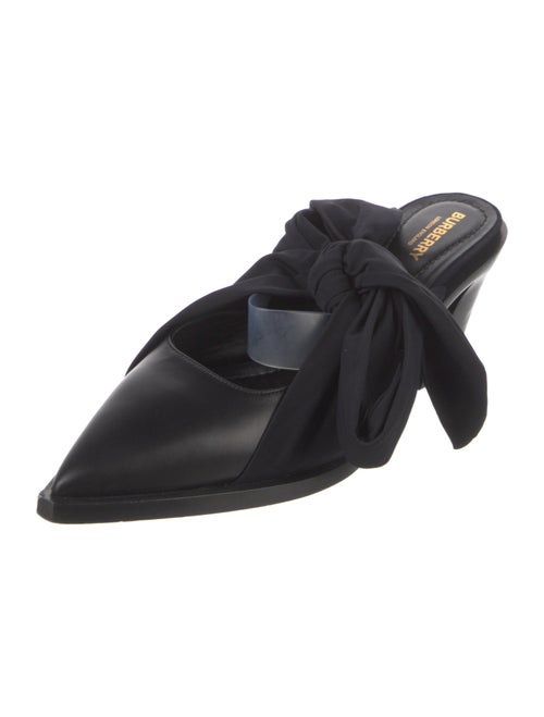 Burberry Leather Mules