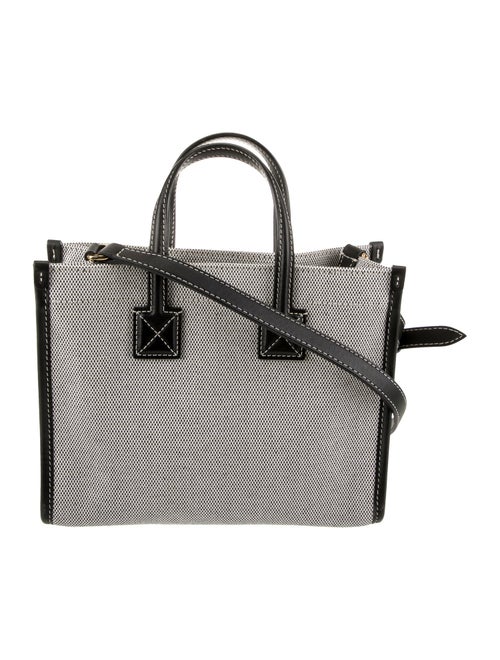 Burberry Canvas Top Handle Bag
